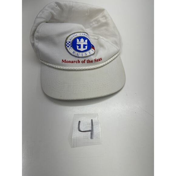 Triangle Headwear Snapback Hat Royal Caribbean Cruises Monarch of the Seas White - Picture 8 of 8